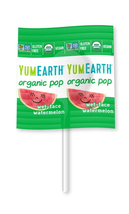 Watermelon organic lollipop